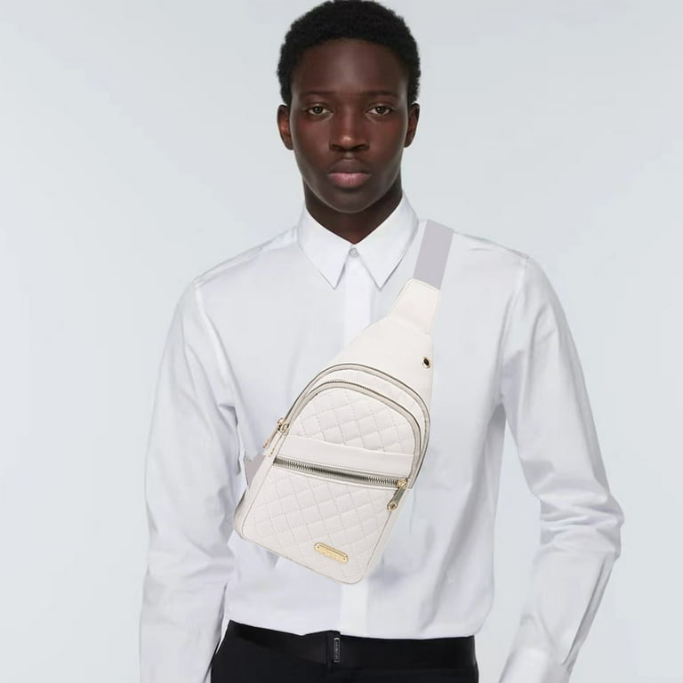 Harlier Casual Nylon Sling Backpack for Women Men - Quilted