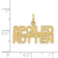 thumbnail image 3 of Auriga 10K Yellow Gold Talking Spoiled Rotten Charm for Women (L-17 mm,W-23 mm), 3 of 5