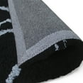 thumbnail image 3 of Trellis Handwoven Shag Indoor Area Rug by Blue Nile Nills - 5' x 8', Black/Silver, 3 of 5