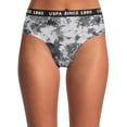 thumbnail image 2 of U.S. Polo Assn. Women's and Women's Plus Size Hipster Panties, 5 Pack, 2 of 2