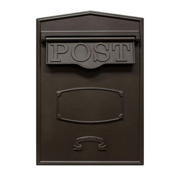 QualArc LSF-LS05-BRZ 18 in. Bloomsbury Rear Retrieval Mailbox - Bronze Color