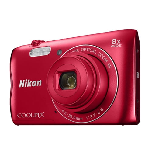 nikon coolpix a300 digital camera red