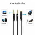 thumbnail image 7 of Xiwai Adapter Dual 3.5mm Male to Single Female HeadPhone MicroPhone Audio Splitter Cable for Phone Tablet Laptop, 7 of 7