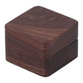thumbnail image 1 of Wood Ring Holder, Compact Wood Ring Box Portable  For Engagements, 1 of 8
