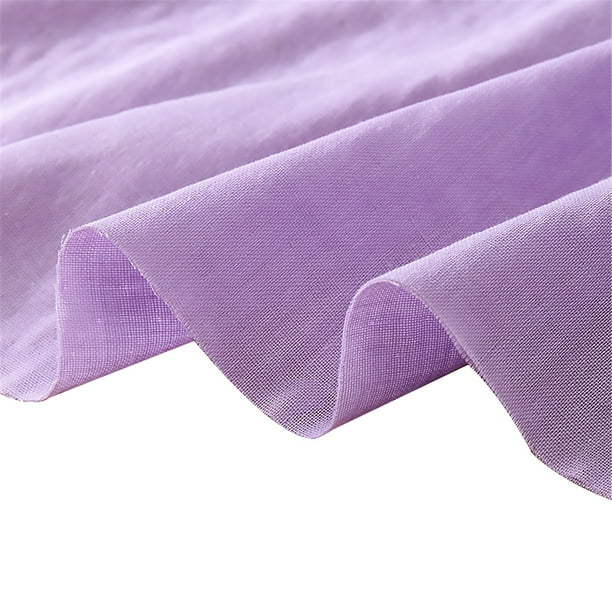 Tela de gasa de algodón para coser, tela de gasa de algodón de doble capa, servilleta de bebé, baberos, tela de bricolaje, púrpura Methold HA6331-04B