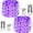Purple, variant on Morttic 2 Set Battery Operated Fairy Lights , 33FT 100 LED Copper Wire String Lights with Remote Control Timer 8 Modes for Garden, Christmas Party, Indoor and Outdoor Decor,Purple