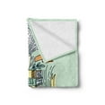 thumbnail image 2 of Book Soft Flannel Fleece Throw Blanket, Wordsbout Happiness Being Related to Book Printed in Cartoon Style on Books, Cozy Plush for Indoor and Outdoor Use, 60" x 80", Multicolor, by Ambesonne, 2 of 5