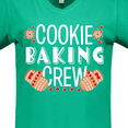 thumbnail image 4 of Inktastic Christmas Cookie Baking Crew with Oven Mitts Women's V-Neck T-Shirt, 4 of 5