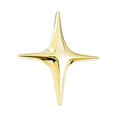 thumbnail image 2 of Xinyolin Metal Four-pointed Star Brooch Elegant Luxury Golden Silver Color Clothing Accessories Women Business Suit Lapel Pin Fashion Jewelry, 2 of 7