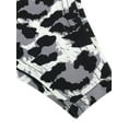 thumbnail image 3 of DYMADE Femmes Mode Couleur Bloc Sexy Léopard Print Body Manches Longues V-Cou Casual Combinaison, 3 of 5
