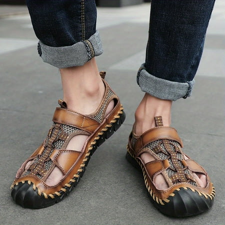 

Closed Toe Rubber Sole Outdoor Casual Sandals Spring And Summer