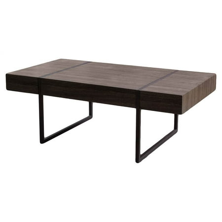 Coffee Table in Black Sonoma Oak Finish (Best Finish For Silky Oak Furniture)