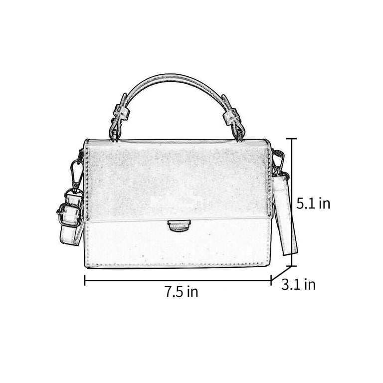 Skearow Ladies Women Tassel Shoulder Bag Designer Classic Crossbody Bags  Purse Detachable Handbag Top Handle Casual Daily Black