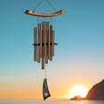 thumbnail image 2 of Woodstock Wind Chimes Signature Collection, Woodstock Healing Chime, 34'' Bronze Wind Chime HCBR, 2 of 7