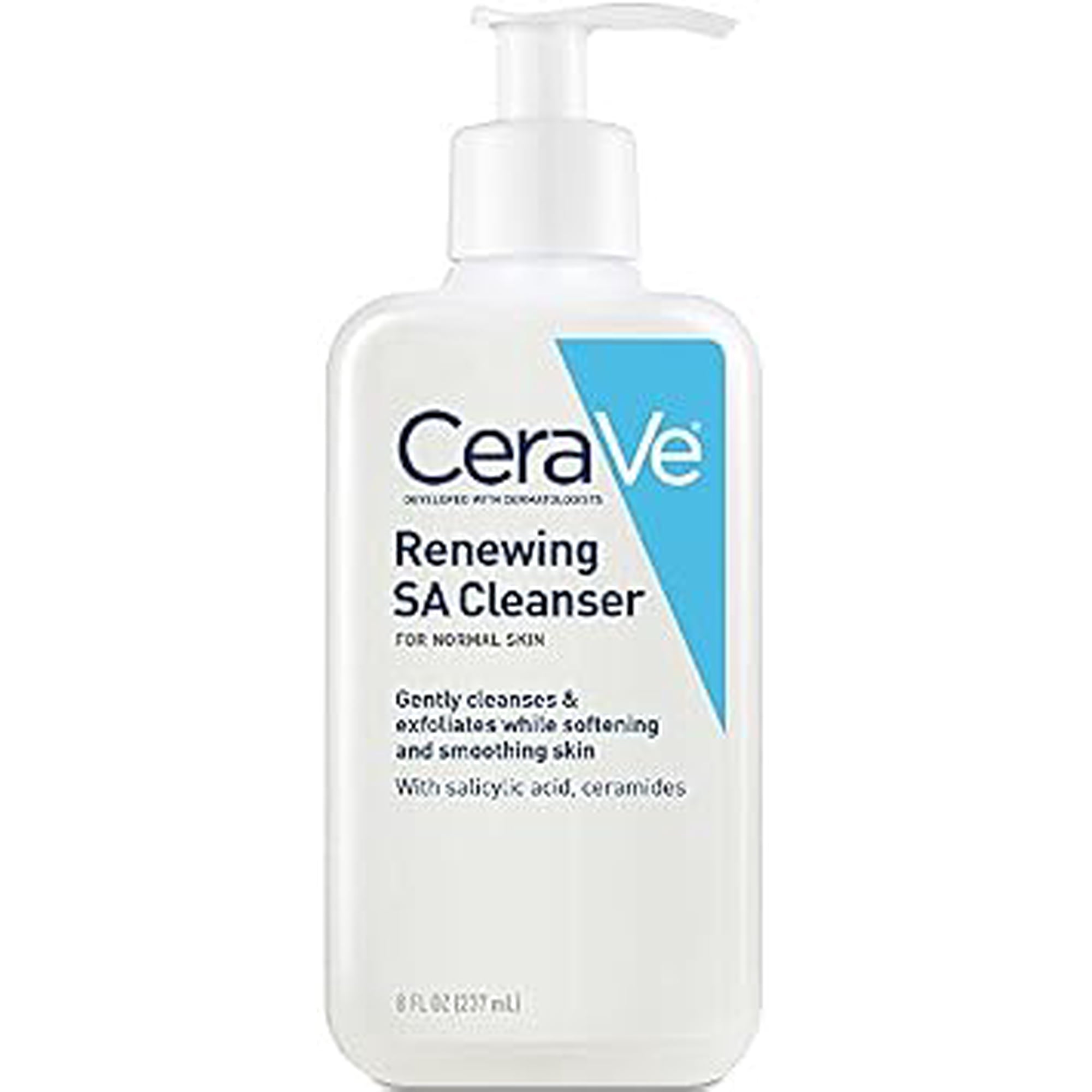 CeraVe Renewing SA Face Cleanser for Normal Skin, 8 oz.
