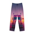 thumbnail image 5 of Balery Sunset Truck Highway print Men's Pajama Pants,Ultra Lightweight Pjs,Lounge Pant-Medium, 5 of 9