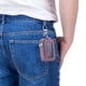 thumbnail image 5 of Bolsa para llaves de coche de doble capa, bolsa para llaves con cremallera multifuncional de cuero MFZFUKR CPB-US-PSF854-4, 5 of 5