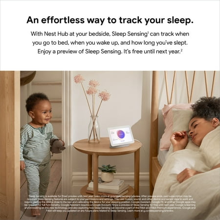 Nest Hub 7” Smart Display with Google Assistant (2nd Gen) - Charcoal