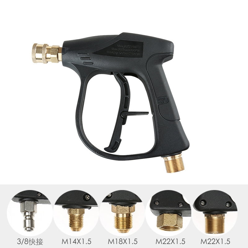 Car Wash HP350 Wash Gun 3/8″F x 1/4″F Pressure Washer Wash Gun 