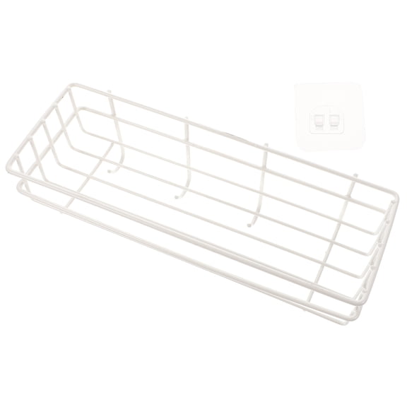 FONDOTIN Bathroom Storage Rack White 1 Set 11X3.9X3.9In