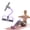 PURPLE, variant on Multifunction Pedal Resistance Band, 2026 Upgrade 6-Tube Elastic Design with Handles for Full Body Workouts, Yoga, Stretching, and Strength Training