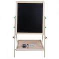 thumbnail image 6 of Kids Art Easel for Wooden Toddler Easel Double Sided Standing Chalkboard Dry Erase Board for Kids Toddler Drawing Board with Accessories, Blackboard & Whiteboard for Kids, 6 of 15