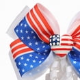 thumbnail image 5 of TOWED22 Independence Day Hair Bow Clips Sparkly Glitter Patriotic Hairpins Handmade Memorial Day Accessories for Teens Girls(White), 5 of 5