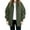 Army Green, variant on Women's Zip Up Y2K Hoodies Casual Long Sleeve Plus Size Track Jackets with Pockets