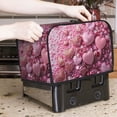 thumbnail image 7 of Uemuo Pink Glitter Heart Candy Print Toaster Cover 2 Slice, Small Kitchen Appliance Covers, Toaster Oven Cover with Loop, Bread Machine Cover Dust Cover Protection, 7 of 7