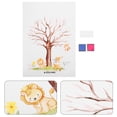 thumbnail image 3 of 1 juego de decoración de árbol de huellas dactilares para revelación de género, libro de visitas para fiesta, decoración para baby shower, suministros para fiesta, 3 of 7