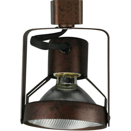 

2-Wire Connection Gimbal Linear Track Lighting Head - Rust