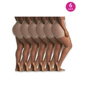 Women’s Ultra Sheer Pantyhose, 6 Pack