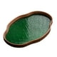 thumbnail image 5 of Bandeja de vidrio con forma de flor de begonia para guardar pasteles, ideal para el desayuno o el entretenimiento en hoteles. Verde Grande, 5 of 9
