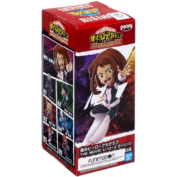 My Hero Academia WCF World Collectable Figure Ochako Urakaka PVC Figures