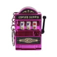 thumbnail image 3 of lionlar Mini Slot Machine Keychain Creative Souvenirs Keyring for Men Children Women Violet, 3 of 9