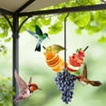 thumbnail image 6 of mdesiwst Oriole Bird Feeder Outdoor Hanging Orange Fruit Food Holder with Hook Weather-proof Outside Garden Metal Hummingbird Feeding Device, 6 of 7