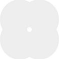 thumbnail image 4 of 26"OD x 2"ID x 10 1/4"C x 1"P Charlotte Architectural Grade PVC Contemporary Ceiling Medallion, 4 of 4