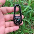 thumbnail image 3 of Raindrops 2Pcs Black Zinc Alloy Compass for Hiking and Camping Gear, 3 of 8