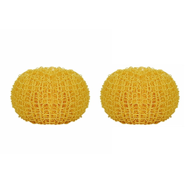 Toystoory Utensilios de limpieza de cocina, cepillo para fregar, cepillo para lavar platos, utensilios de cocina, fregador, herramienta de fregado para Cocina y Comedor Amarillo 2 reemplazos Toystoory HA002848-04B