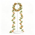 thumbnail image 6 of Artificial Rose Vine for Outdoor Courtyard Hanging, Faux Floral Garland for Home Balcony, Climbing Silk Rose Plant for Garden Fence, UV Resistant Vine for Year Round Display, 6 of 6