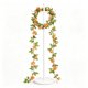 thumbnail image 5 of Guirnalda de Rosas Artificiales de Plástico de 239 Cm de Largo para Decoración de Patios Exteriores - Guirnalda de Flores Artificiales para Decoración de Hogar, Jardín, Patio, Bodas y Fiestas (Juego, 5 of 6