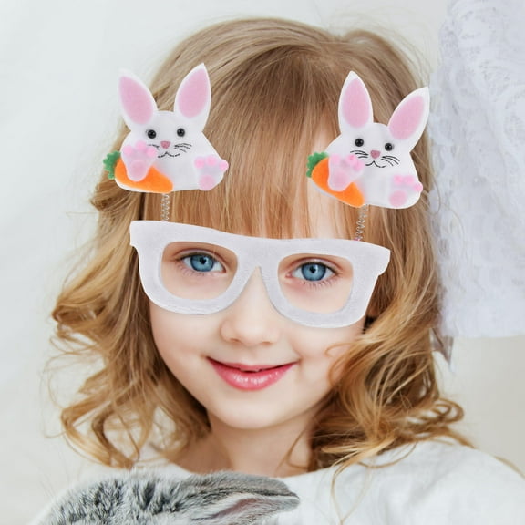 CTIRCHIU Multi Felt Easter Party Glasses Frame Photo Booth Prop Set of Festive Celebrations