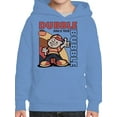 thumbnail image 2 of Officially Licensed Dubble Bubble Gum Vintage Poster Youth's Hoodie, 2 of 3