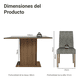 thumbnail image 3 of Juego de Comedor con Mesa y 4 Sillas Madesa Zion MS, 3 of 5