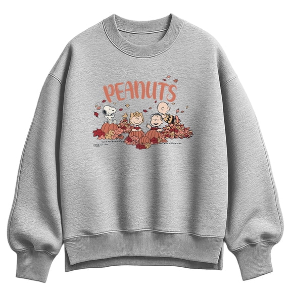 Peanuts - Fall Fun Oversized Fleece Crew Sweatshirt