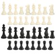 thumbnail image 2 of International Chess Chessman, 34PCS Stick Flannelette King International Chess, Chess Game, Sturdy Durable For Interaction Parent-child, 2 of 8