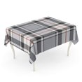 thumbnail image 1 of POGLIP Red Grey Plaid Printing Pattern Tartan Check Black White Tablecloth Table Desk Cover Home Party Decor 52x70 inch, 1 of 1