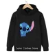 thumbnail image 3 of Sudadera con capucha de Disney Stitch para niñas y niños, ropa de dibujos animados, sudadera de Lilo Stitch, manga, informal, años 90, 3 of 5