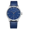 thumbnail image 1 of Reloj de pulsera mecánico semiautomático WINNER para hombre (esfera azul, correa azul), 1 of 2