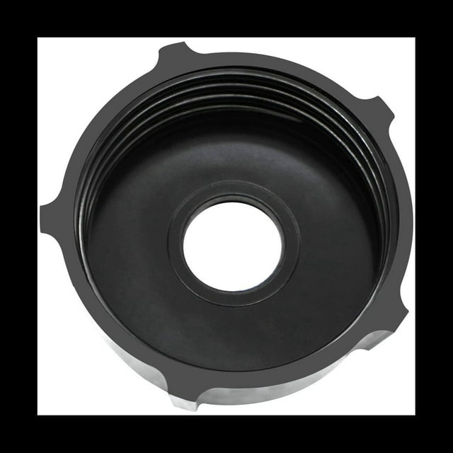 2X 4902 Capuchon de Base pour Pot de Mixeur, Compatible avec Mixeur, 2 x Base de Mixeur, Noir